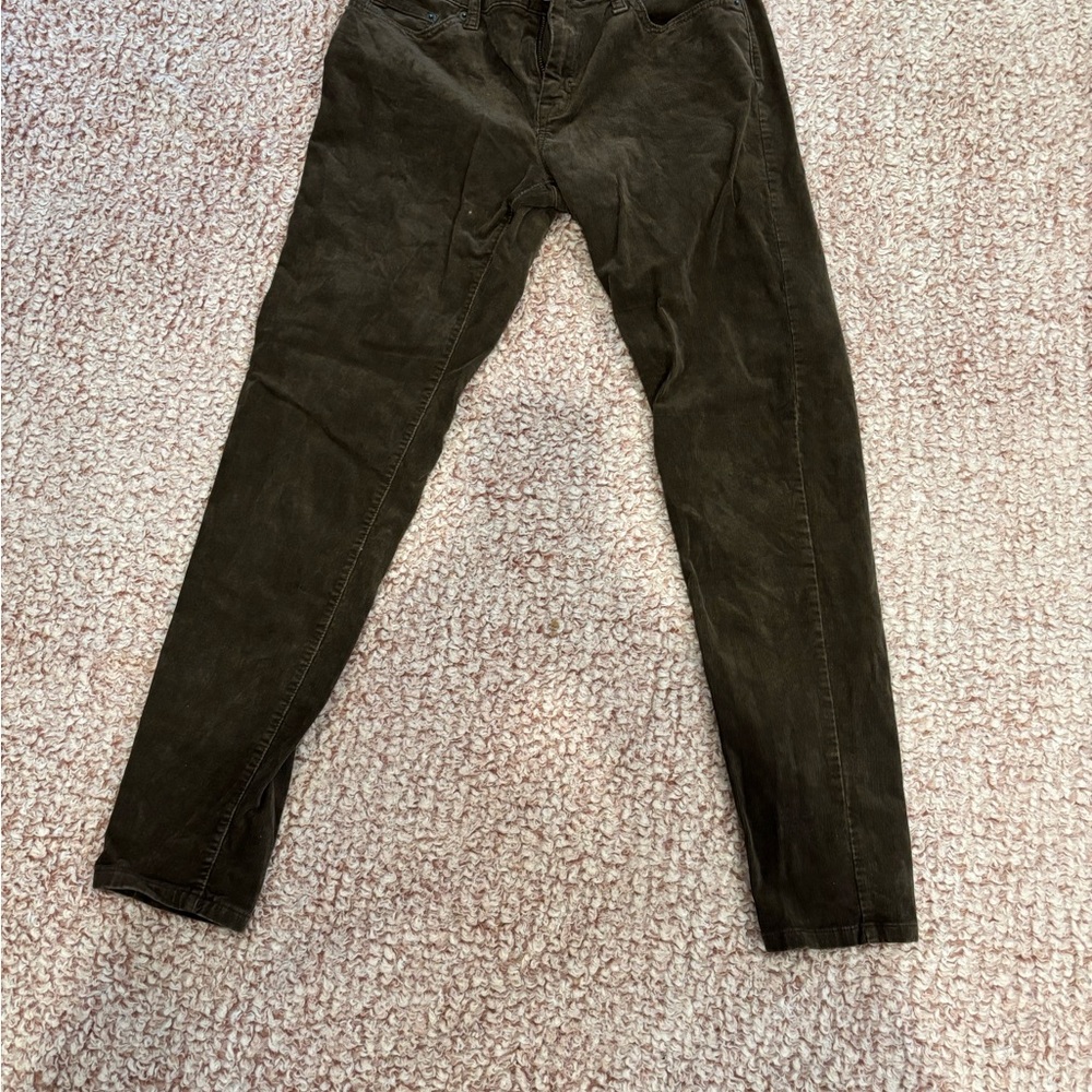 Banana Republic Dark Brown Skinny Corduroy Pants